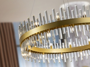 SCHULLER, LUSTRA GRACE ROTUNDA, 110CM, REALIZATA DIN METAL SI STICLA, ARTIM GROUP SELECTION - Img 3