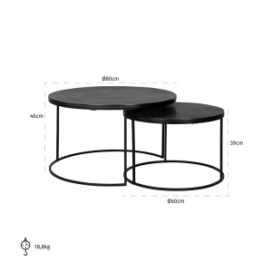 SET 2 MASUTE DE CAFEA BOLDER, 210499, CONFECTIONATE DIN ALUMINIU SI METAL, STIL MODERN - Img 3