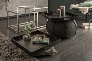 SET 2 MASUTE DE CAFEA ELEMENTS 39836 DIN MDF STIL MODERN - Img 3