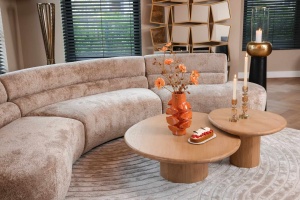 SET 2 MASUTE DE CAFEA OAKLEY, 212356, CONFECTIONATE DIN FURNIR DE STEJAR, LEMN DE STEJAR SI PAL, STIL MODERN - Img 7