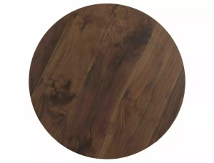 SET 2 MASUTE DE CAFEA TWINGO, NUC/NEGRU, BLAT DIN MDF, FURNIR NATURAL SI CADRU DIN METAL, STIL MODERN - Img 2