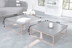 SET 2 MASUTE, NEW FUSION DIN METAL SI MDF, DESIGN MODERN - Img 6