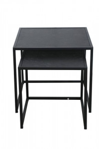 SET 2 MASUTE OFFICE, SLIM LINE 50CM, LEMN SI METAL, COD 44179 - Img 2