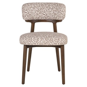 SET 2 SCAUNE DINIG BASKER NATURAL GEO, 214064, CONFECTIONAT DIN POLIESTER, LEMN MASIV SI SPUMA, MARO, STIL MODERN - Img 3