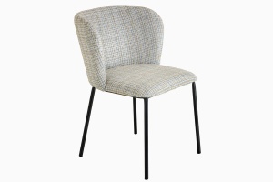 SET 2 SCAUNE, LYON, MATERIAL BOUCLE, ALBASTRU CAROURI, ARTIM GROUP SELECTION - Img 5