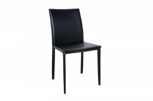 SET 2 SCAUNE NEGRE MILANO 4139 - DESIGN MODERN - Img 2