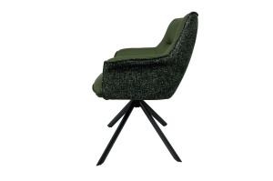 SET 2 SCAUNE ROTATIVE, LE GRAND, VERDE, PIELE ECO SI MATERIAL TEXTIL, ARTIM GROUP SELECTION - Img 5