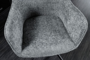 SET 2 SCAUNE ROTATIVE, VERONA, GRI, METAL SI STOFA, DESIGN MODERN, ARTIM GROUP SELECTION - Img 5