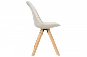 SET 4 SCAUNE NATURALE/BEJ SCANDINAVIA 38126 - DESIGN SCANDINAV - Img 3
