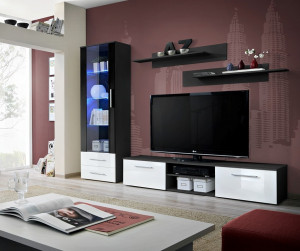 SET LIVING MODULAR CU LED GALINO A 23 ZWHS GA STIL MODERN ASM