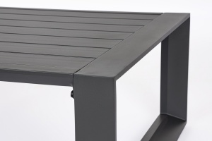 SET LOUNGE DE GRADINA/TERASA, MOSES ATRACIT/BEJ, CONFECTIONAT DIN TEXTIL SI ALUMINIU, STIL MODERN - Img 4