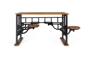 SET MASA, STIL INDUSTRIAL, ARTIM 1832, DIN LEMN DE MANGO SI METAL, ARTIM GROUP SELECTION