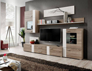 SET MODULAR LIVING ALEPPO, CU ILUMINARE LED, DTW AL, STIL MODEN, ASM