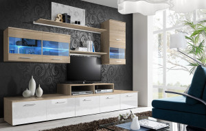 SET MODULAR LIVING CU LED LOGO II 20 DSW LO STIL MODERN ASM