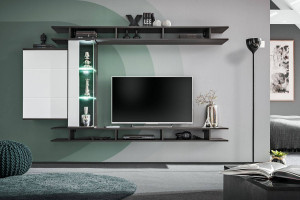 SET MODULAR LIVING GAME, CU ILUMINARE LED, DGW GM, STIL MODERN, ASM