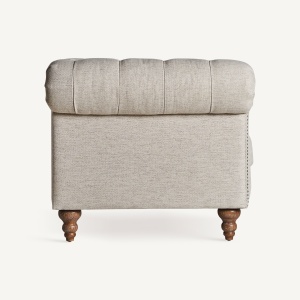 SOFA ELEGANTA BLAMONT 215CM, DIN LEMN DE BRAD SI TEXTIL- IN, DESIGN COLONIAL, VICAL HOME - Img 3