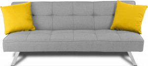 SOFA EXTENSIBILA 164CM DIN STOFA GRI DESCHIS TUI - Img 2