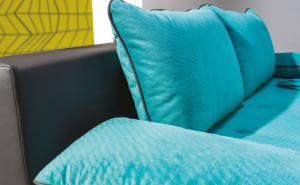 SOFA EXTENSIBILA DIEGO 204CM DIN TEXTIL SI LEMN - Img 4