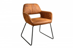 STOC 1 BUC!!! SCAUN MARO ANTIC, MUSTANG, DIN METAL SI PIELE ECO( MICROFBRA), DESIGN VINTAGE - Img 2