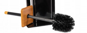 SUPORT REA TOALETA, METAL SI BAMBUS 391913, DESIGN MODERN, CALITATE SUPERIOARA, REA - Img 2
