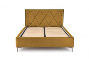 TABLIE PAT, MODULO W4 160, GALBEN MUSTAR, MONOLIT 48, TAPITATA IN CATIFEA - Img 4