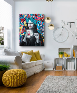 TABLOU DECORATIV GIOCONDA 253987, PICTURA ACRILICA PE PANZA, STIL MODERN, SCHULLER