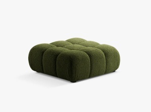 TABURET BELLIS, VERDE, CU TAPITERIE DIN TEXTIL BOUCLE ROLF, MICADONI - Img 2