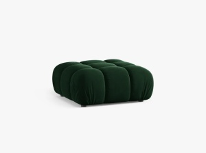 TABURET BELLIS, VERDE SMARALD, CU TAPITERIE DIN CATIFEA BLUVEL, MICADONI - Img 2