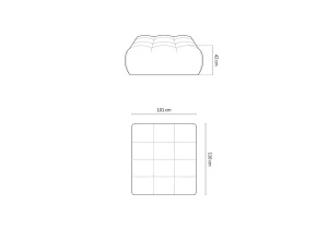 TABURET BLOOM, 101 CM, DIVERSE CULORI SI MATERIALE, DESIGN DEOSEBIT - Img 16
