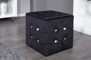 TABURET ELEGANT CU STRASSURI BOUTIQUE 11042 DESIGN MODERN