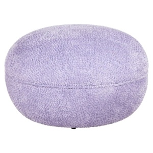 TABURET JACE BE LOVELY 695 LAVANDA, S4737, CONFECTIONAT DIN 100% POLIESTER, LEMN, PLACAJ SI LEMN DE PIN, STIL MODERN - Img 1