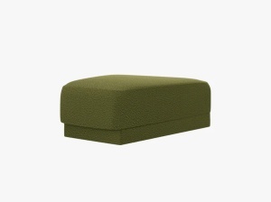 TABURET MILEY, VERDE MASLINIU INCHIS, CU TAPITERIE DIN TEXTIL BOUCLE BALOO, MICADONI - Img 2