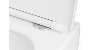 VAS DE TOALETA SUSPENDAT REA EDDY TORNADO RIMLESS FLAT N, ALB, DIN CERAMICA, CALITATE SUPERIOARA - Img 5