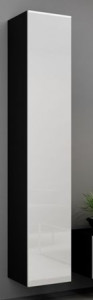 VITRINA LIVING VIGO 180 NEGRU/ALB DESIGN MODERN CM