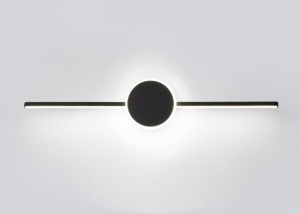 APLICA de baie LED pentru oglinda 80CM APP850-1W ROUND BLACK - Img 2