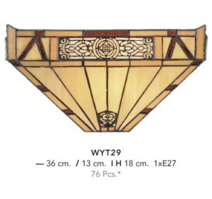 APLICA DEOSEBITA TIFFANY, COD WYT29, DIN METAL SI STICLA