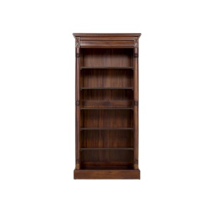 BIBLIOTECA DE BIROU CAMBRIDGE II 180CM, DIN LEMN MASIV, CULOARE MARO, ARTIM SELECTION - Img 2