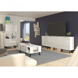 BIBLIOTECA SVEN 4D( SVN-10) DIVERSE VERSIUNI DIN PLACI LAMINATE SI LEMN VLD - Img 5