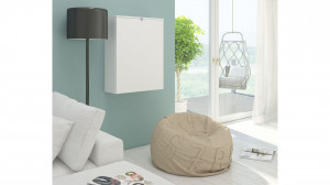 BIROU ALB MAT HIDE - DESIGN MODERN