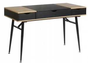BIROU MODERN, LOFT DESK 190303 DIN METAL SI MDF, ACCENTE SCANDINAVE, TUI