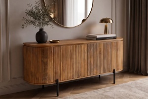 BUFET GATSBY140CM, REALIZAT DIN LEMN DE MANGO, DE CULOARE MARO, ARTIM GROUP SELECTION - Img 11