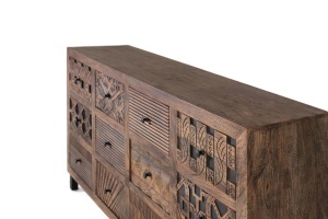 BUFET LIVING DEOSEBIT, COD 2155, DIN LEMN DE MANGO, ARTIM GROUP SELECTION - Img 3