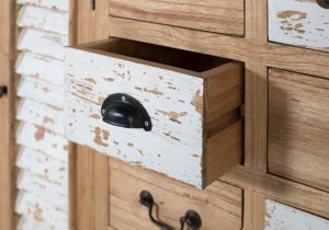 BUFET LIVING DIN LEMN 160CM, COD 2352, LEMN DE MINDI SI METAL, ARTIM GROUP SELECTION - Img 6