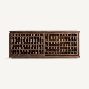 BUFET LIVING KLADNO 200CM, REALIZAT DIN LEMN DE MANGO, FINISAJ MARO, VICAL HOME