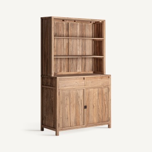 BUFET LIVING SUKT 200CM, REALIZAT DIN LEMN DE TEC, REALIZAT MANUAL, FINISAJ NATUR/MARO, VICAL HOME - Img 2