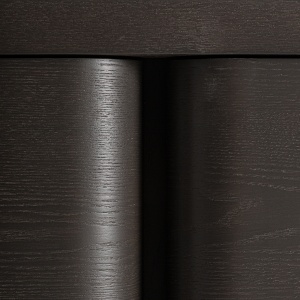 BUFET RIZE 210CM, LEMN DE STEJAR DE CULOARE NEAGRA, STIL ART DECO, VICAL HOME - Img 7