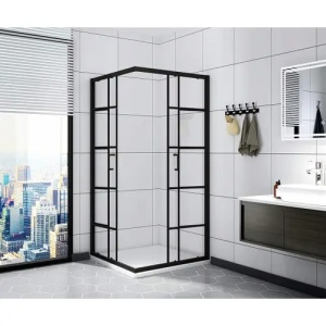CABINA DE DUS BLACK DELTA 90X90, EASY CLEAN - Img 3