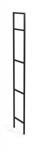 CADRU MOBILIER MODULAR MOBIUS, NEGRU, 195X34 CM, METAL, STIL MODERN
