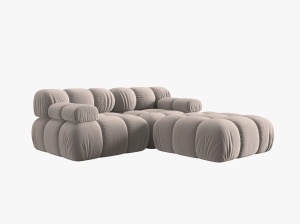 CANAPEA BELLIS, 3 LOCURI, 188 CM, DIVERSE CULORI SI MATERIALE, DESIGN DEOSEBIT - Img 4