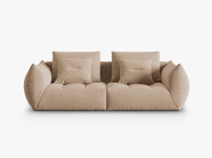 CANAPEA BLOOM, 3 LOCURI, 232 CM, DIVERSE CULORI SI MATERIALE, DESIGN DEOSEBIT - Img 4